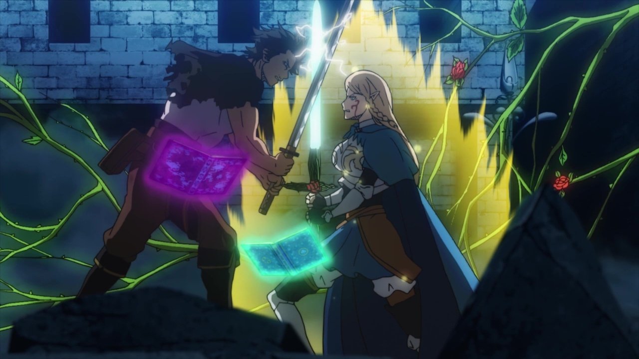 Black Clover 2017  [S01E96] - The Black Bulls Captain vs. the Crimson Wild Rose