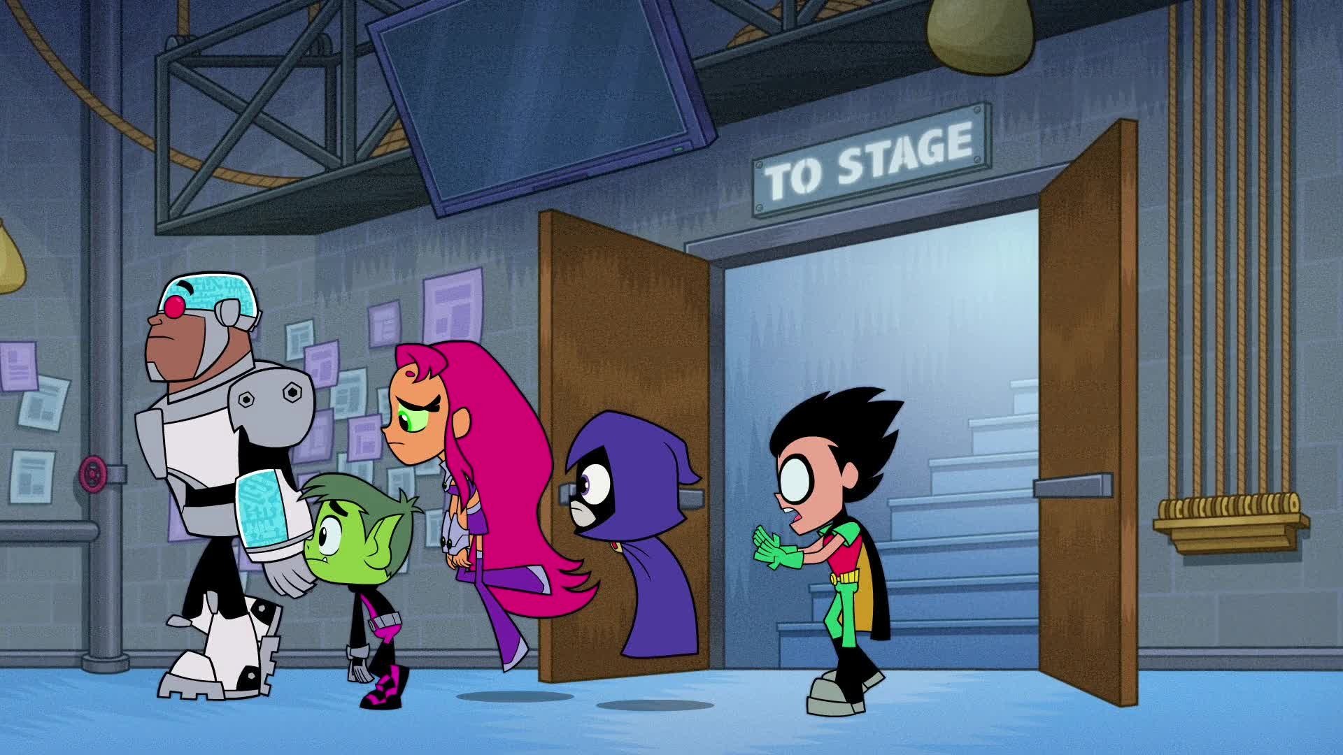Teen Titans Go! 2018  [S05E14] - Justice League's Next Top Talent Idol Star: Second Greatest Te
