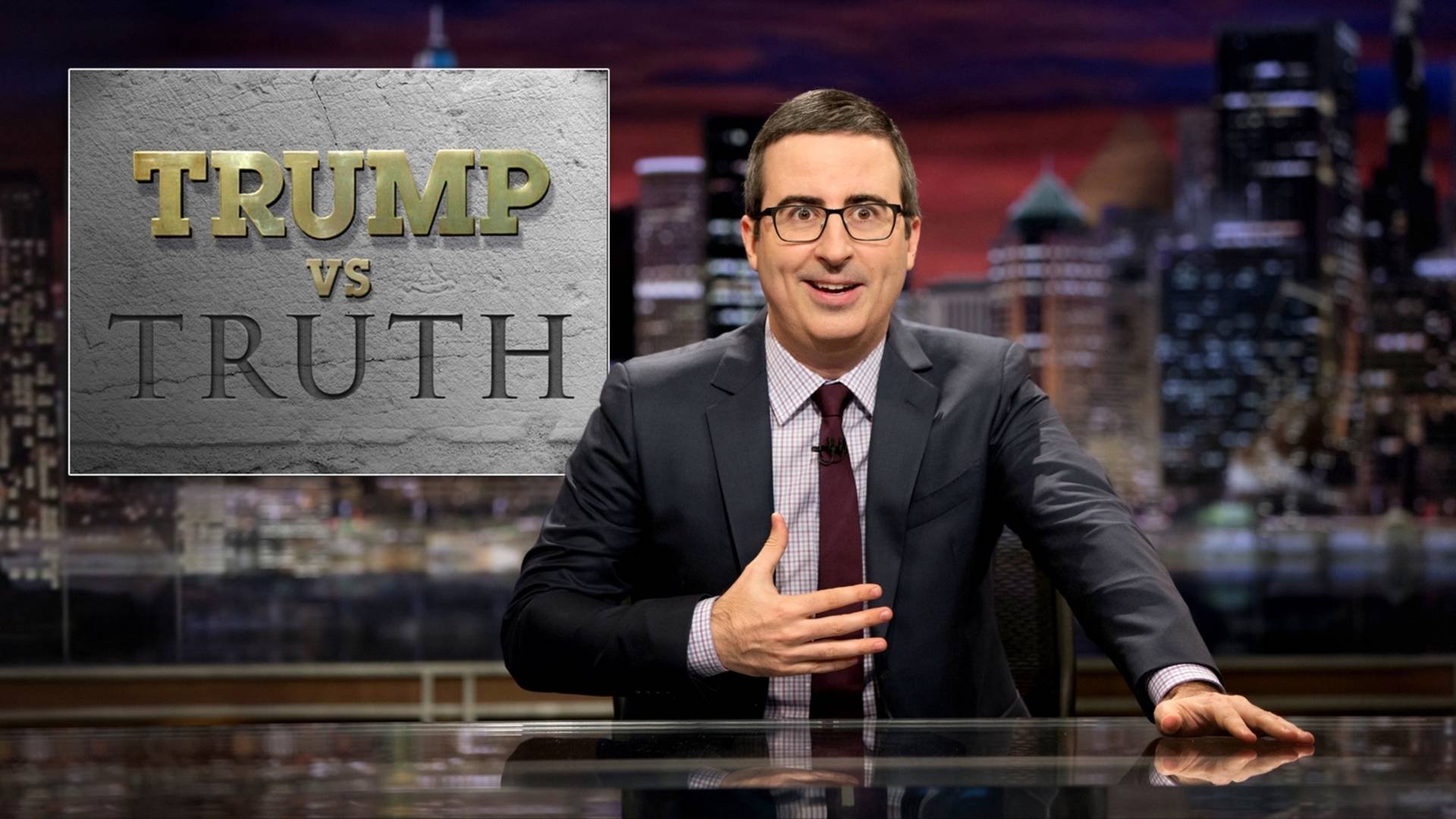 Last Week Tonight with John Oliver 2017  [S04E01] - Trump vs. Truth