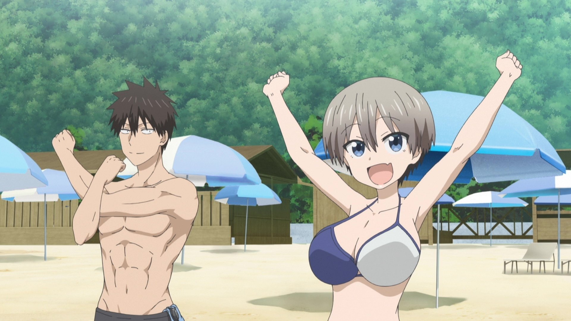Uzaki-chan Wants to Hang Out! 2020  [S01E06] - Summer! The Beach! I Want to Test My Courage!