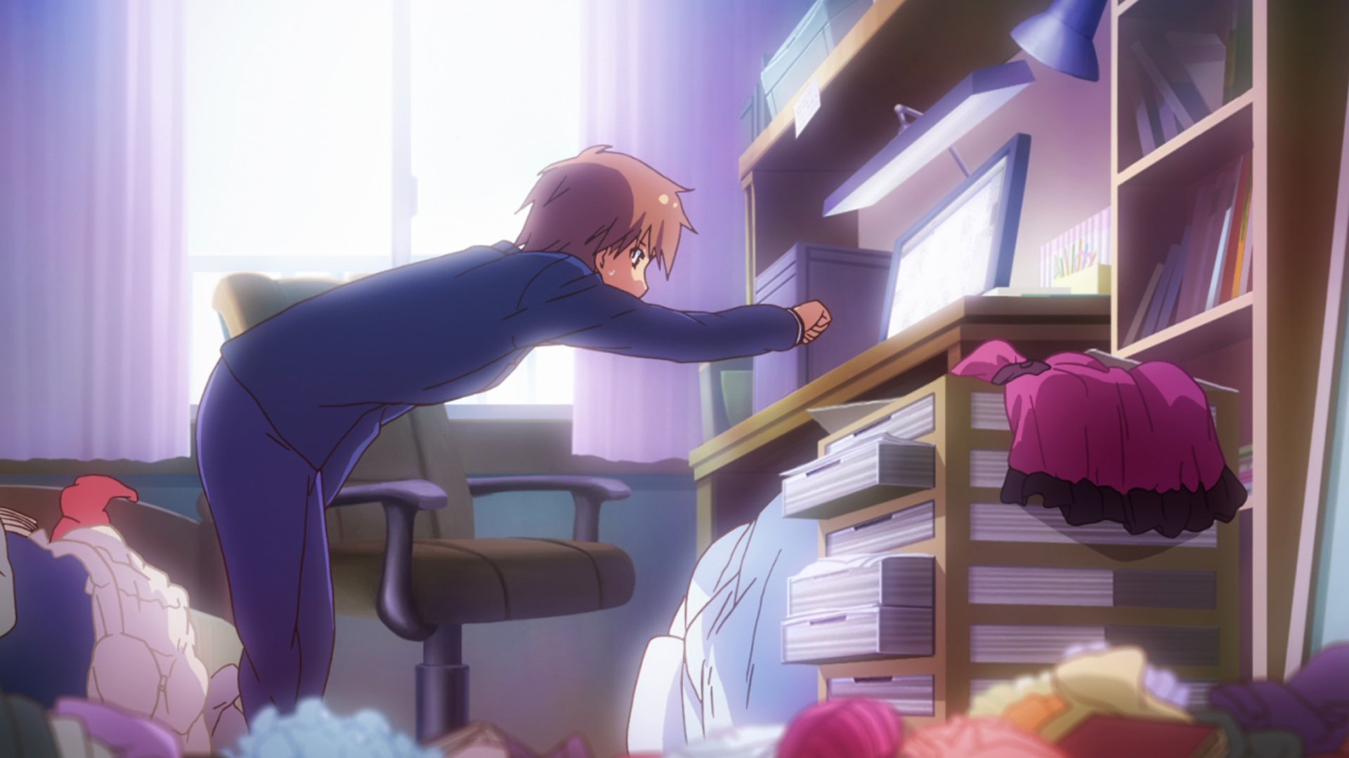 The Pet Girl of Sakurasou 2012  [S01E01] - Cat - White - Masahiro