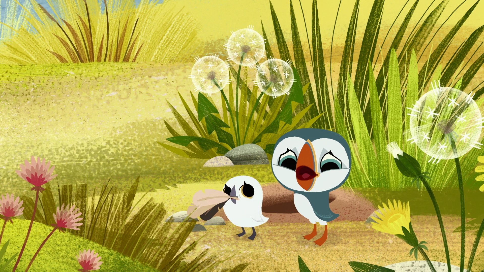 Puffin Rock 2015  [S01E06] - A Feather Bed