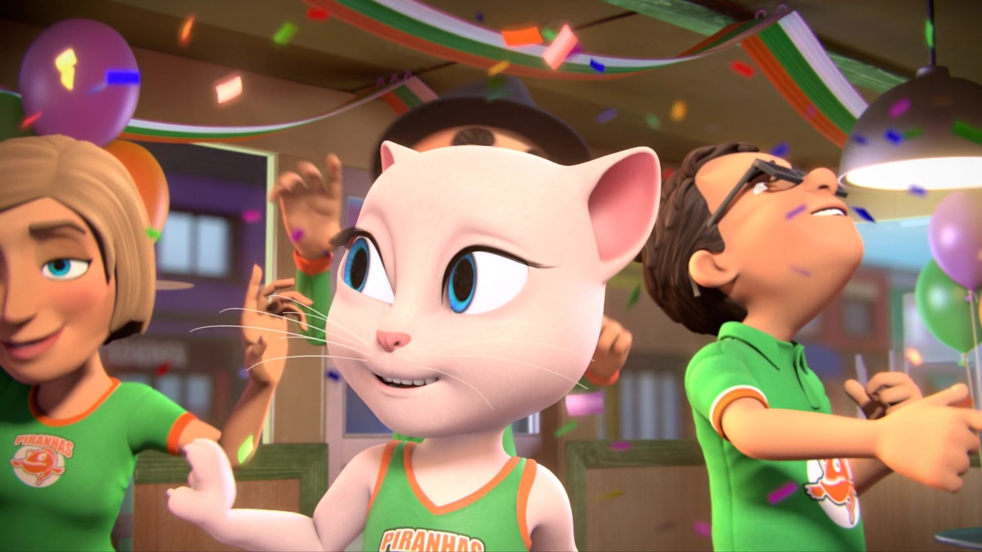 Talking Tom and Friends 2014  [S01E41] - Angela the Cheerleader