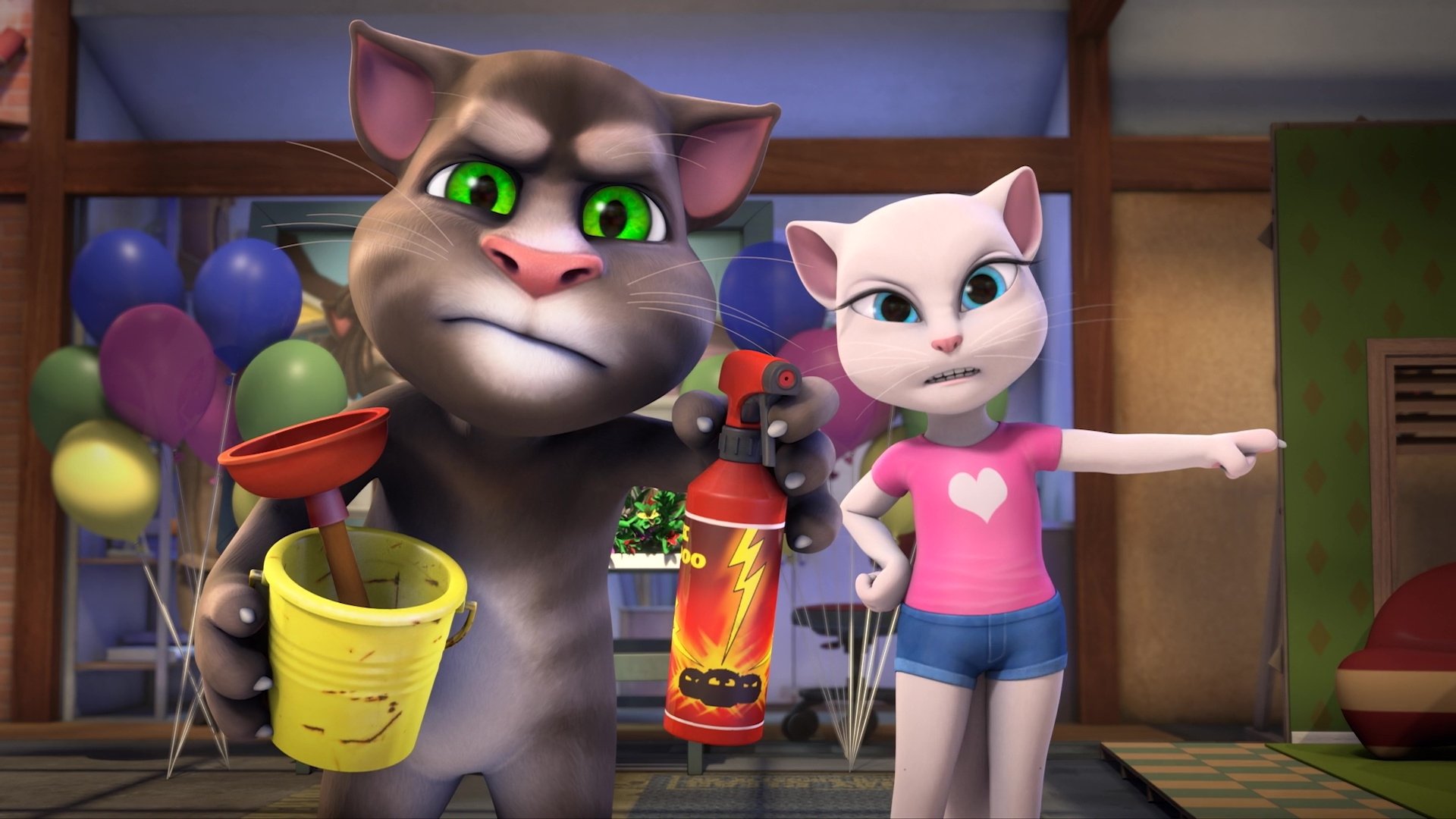 Talking Tom and Friends 2014  [S01E40] - Germinator 2: Zombies