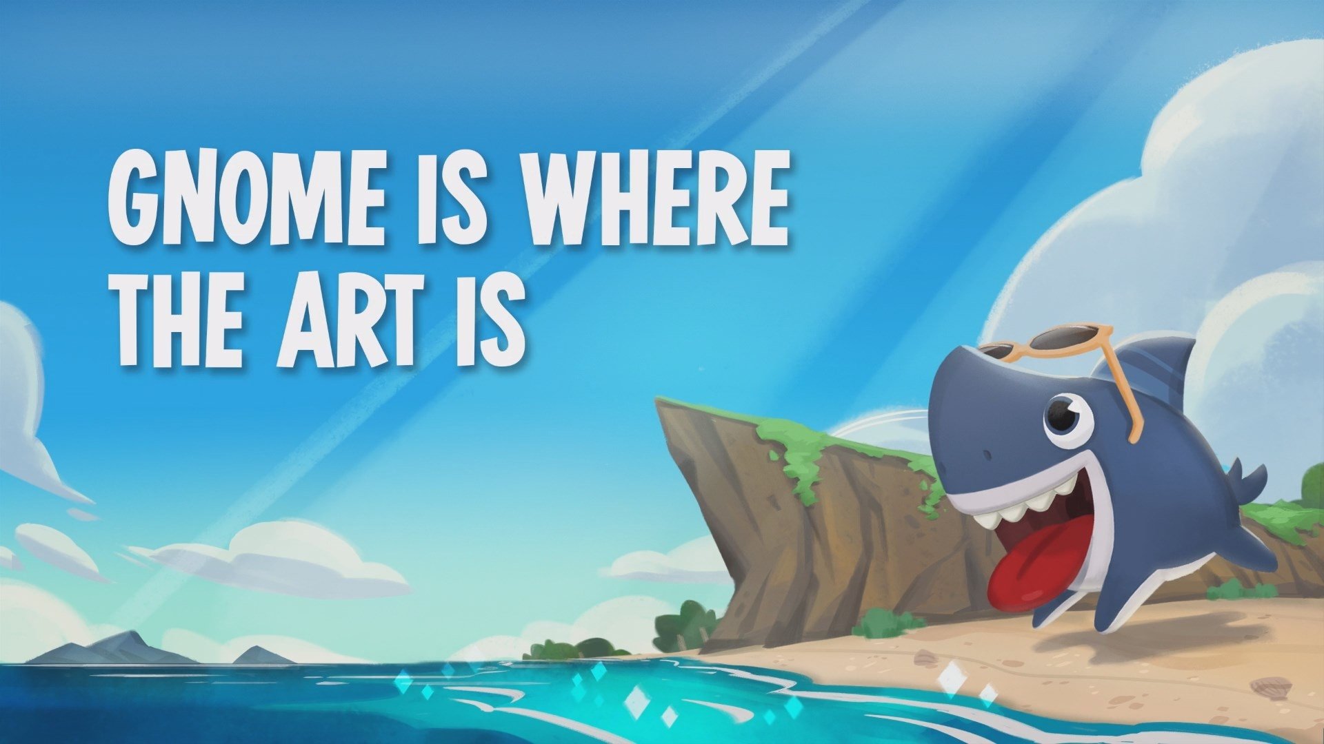 Sharkdog 2023  [S03E02] - Gnome Is Where the Art Is / News Hounds / Sharkdog vs. Sharkdog