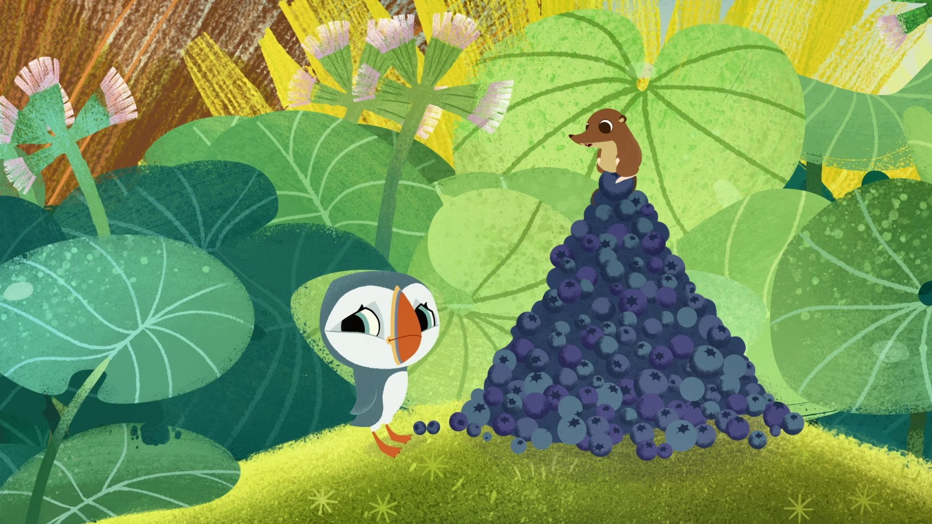 Puffin Rock 2015  [S01E08] - Lost Berries