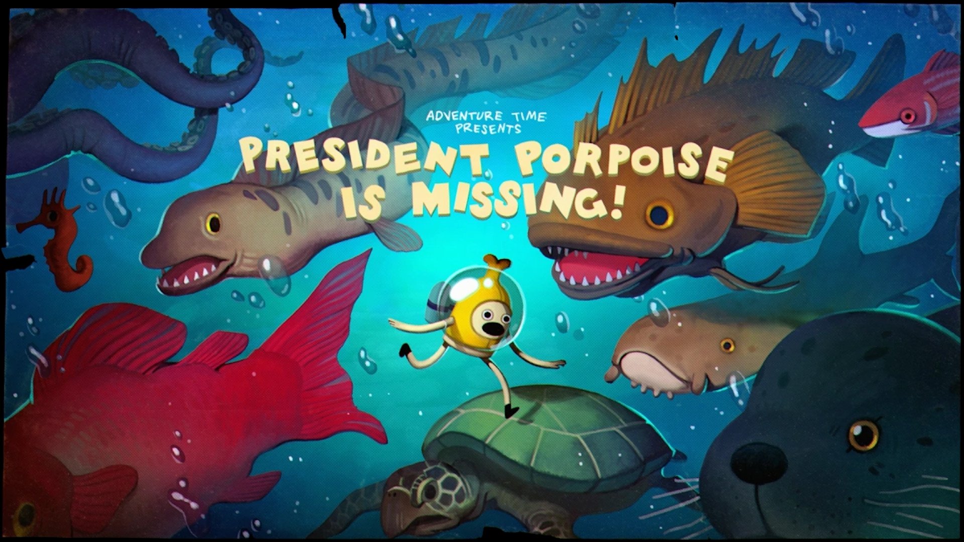 Adventure Time 2015  [S07E18] - President Porpoise Is Missing!