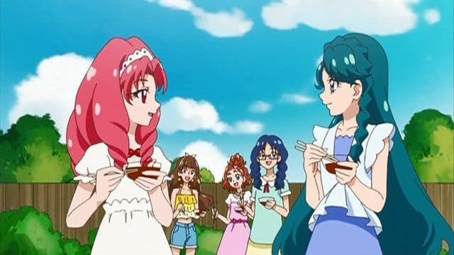 Go! Princess PreCure 2015  [S01E25] - To Haruka's Home! Our First Sleepover!