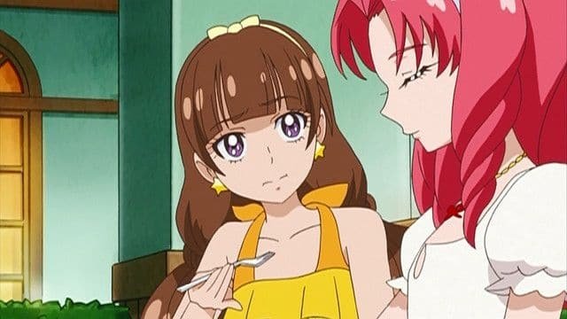 Go! Princess PreCure 2015  [S01E24] - Your Smile is too Forced? My Roommate is a Princess!