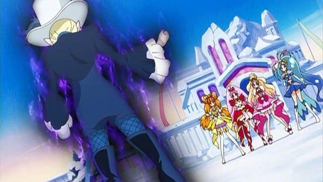 Go! Princess PreCure 2015  [S01E46] - Beautiful...?! The Wandering Shut and the Snow Castle!