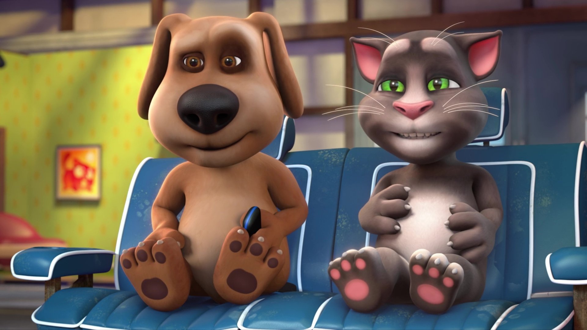 Talking Tom and Friends 2014  [S01E42] - Hank's New Job
