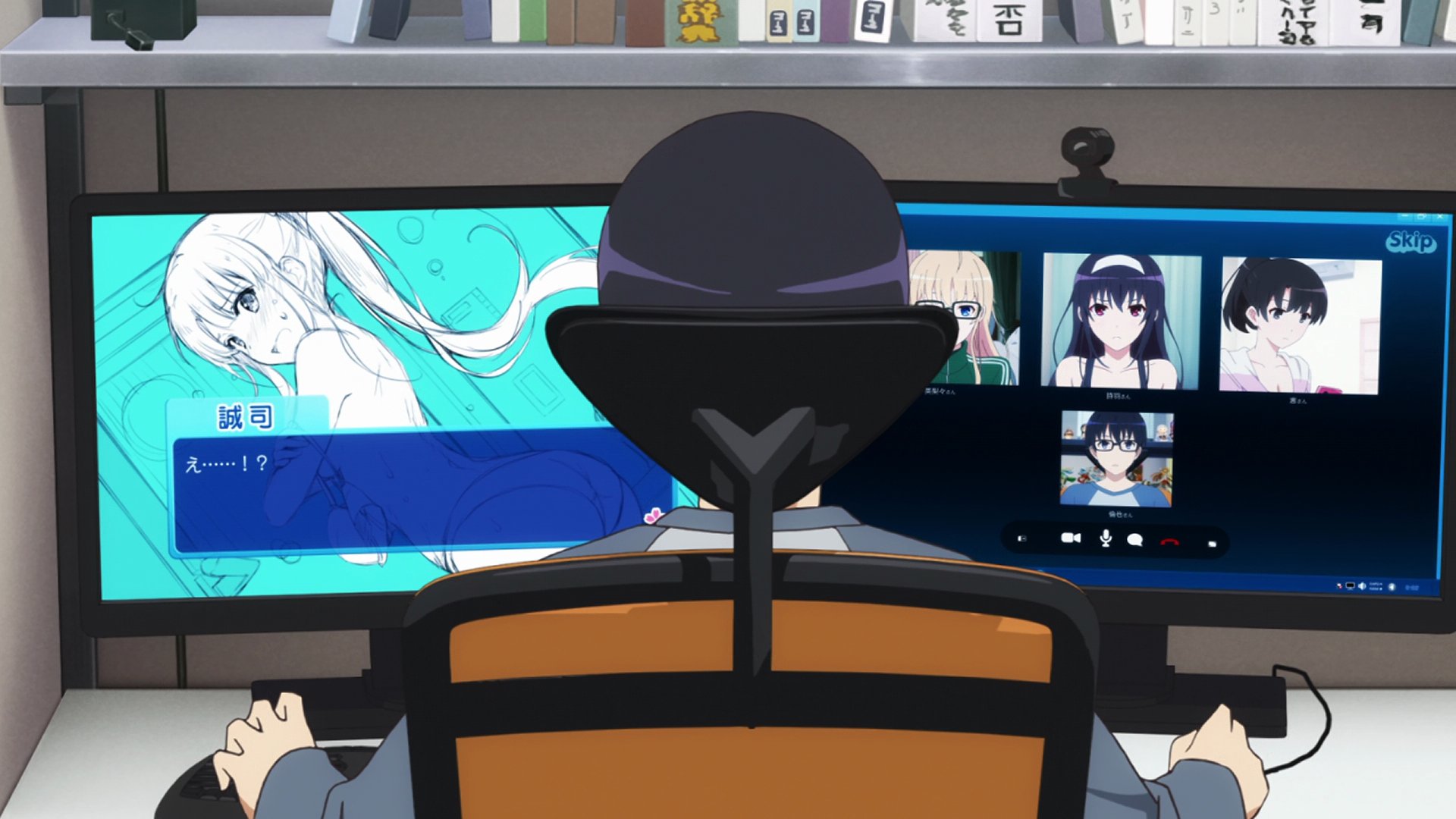 Saekano: How to Raise a Boring Girlfriend 2015  [S01E10] - A Melody of Reminiscing and Support