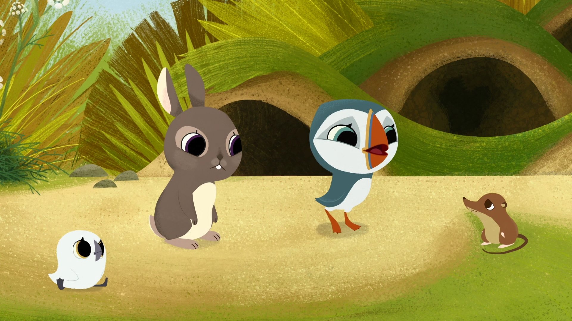 Puffin Rock 2015  [S01E13] - Hop, Skip and Bump