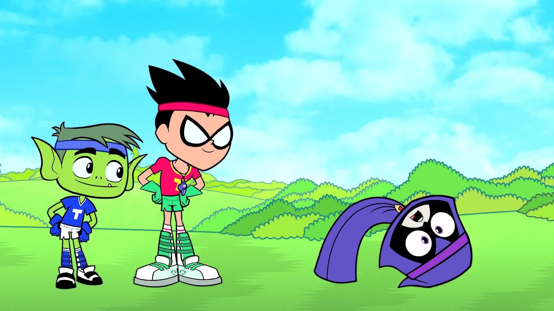 Teen Titans Go! 2014  [S02E41] - Kicking a Ball and Pretending to Be Hurt