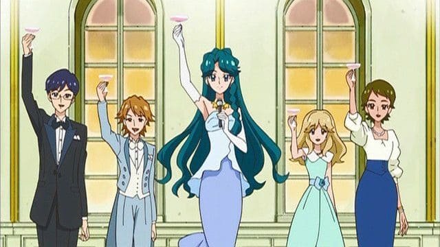 Go! Princess PreCure 2015  [S01E09] - Rise the Curtain! The longed for Noble Party!