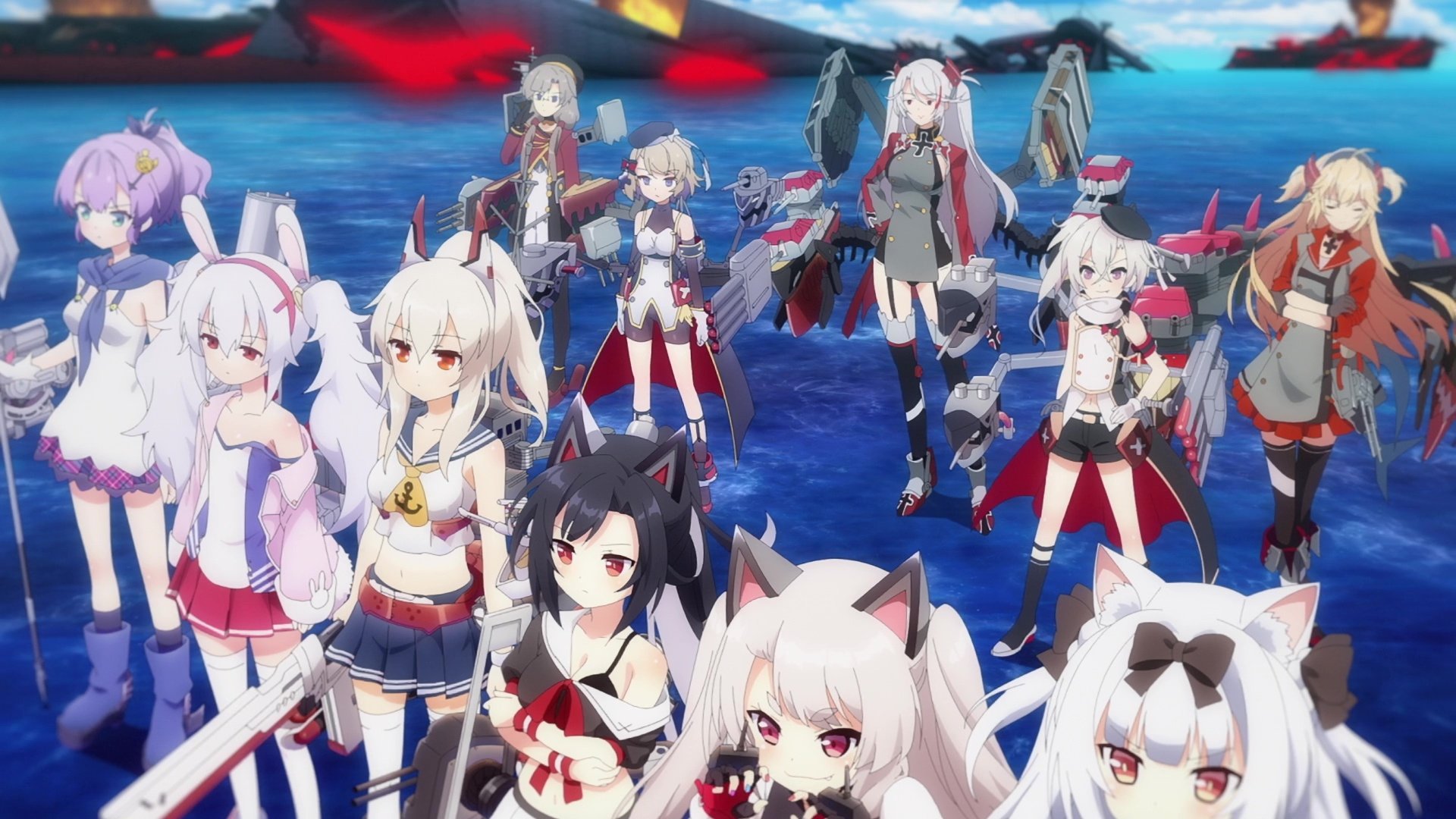 Azur Lane 2019  [S01E12] - BLUE WATERS - May the Azure Lanes Bless You