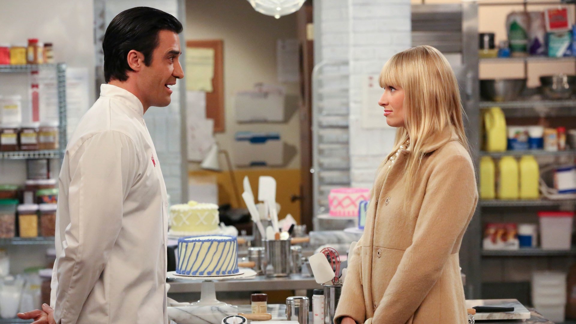 2 Broke Girls 2013  [S03E18] - And The Near Death Experience