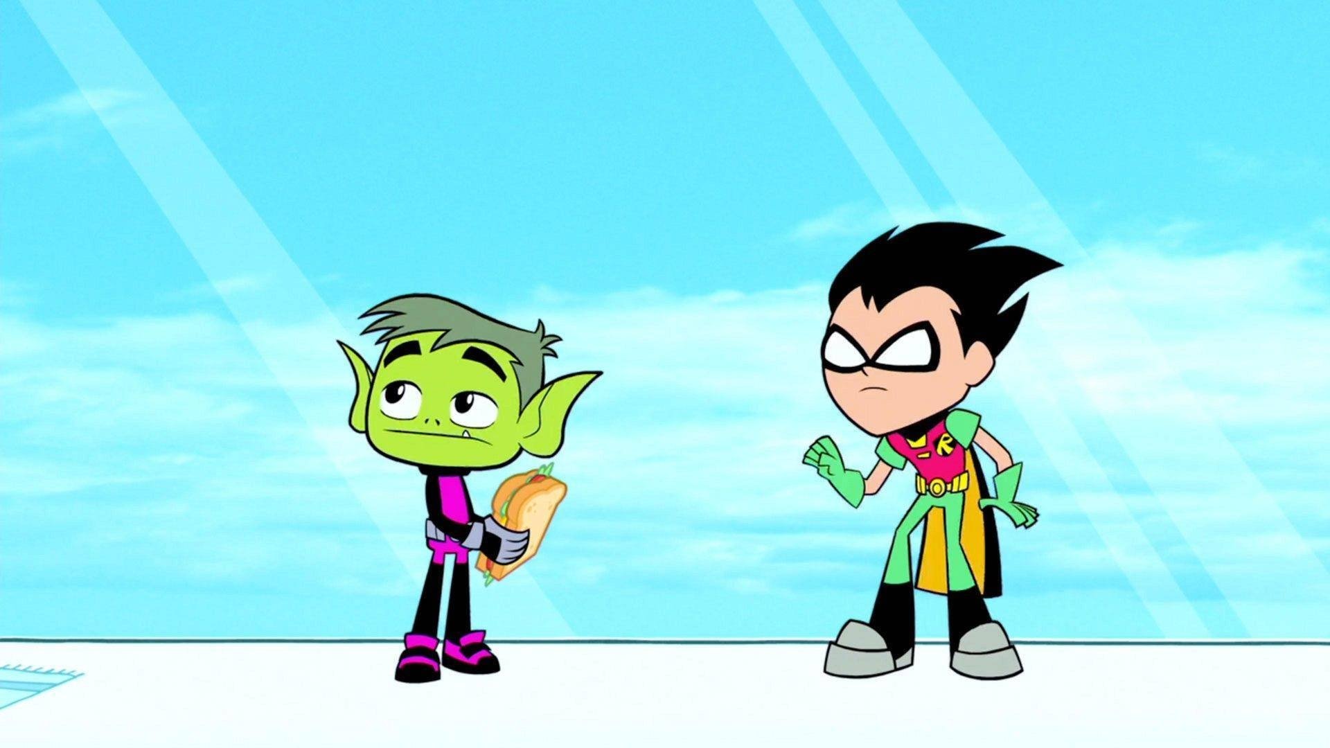 Teen Titans Go! 2015  [S03E28] - Batman v Teen Titans: Dark Injustice