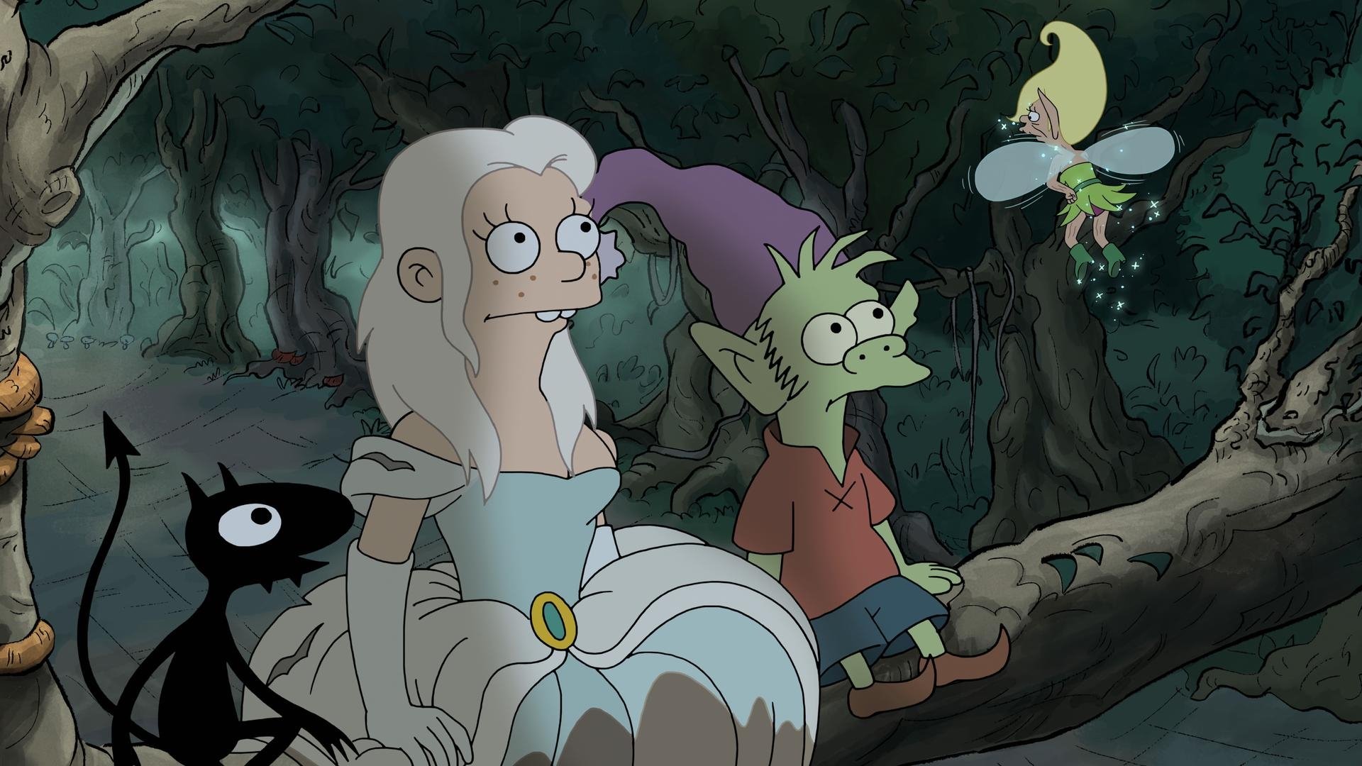 Disenchantment 2018  [S01E01] - A Princess, an Elf, and a Demon Walk Into a Bar