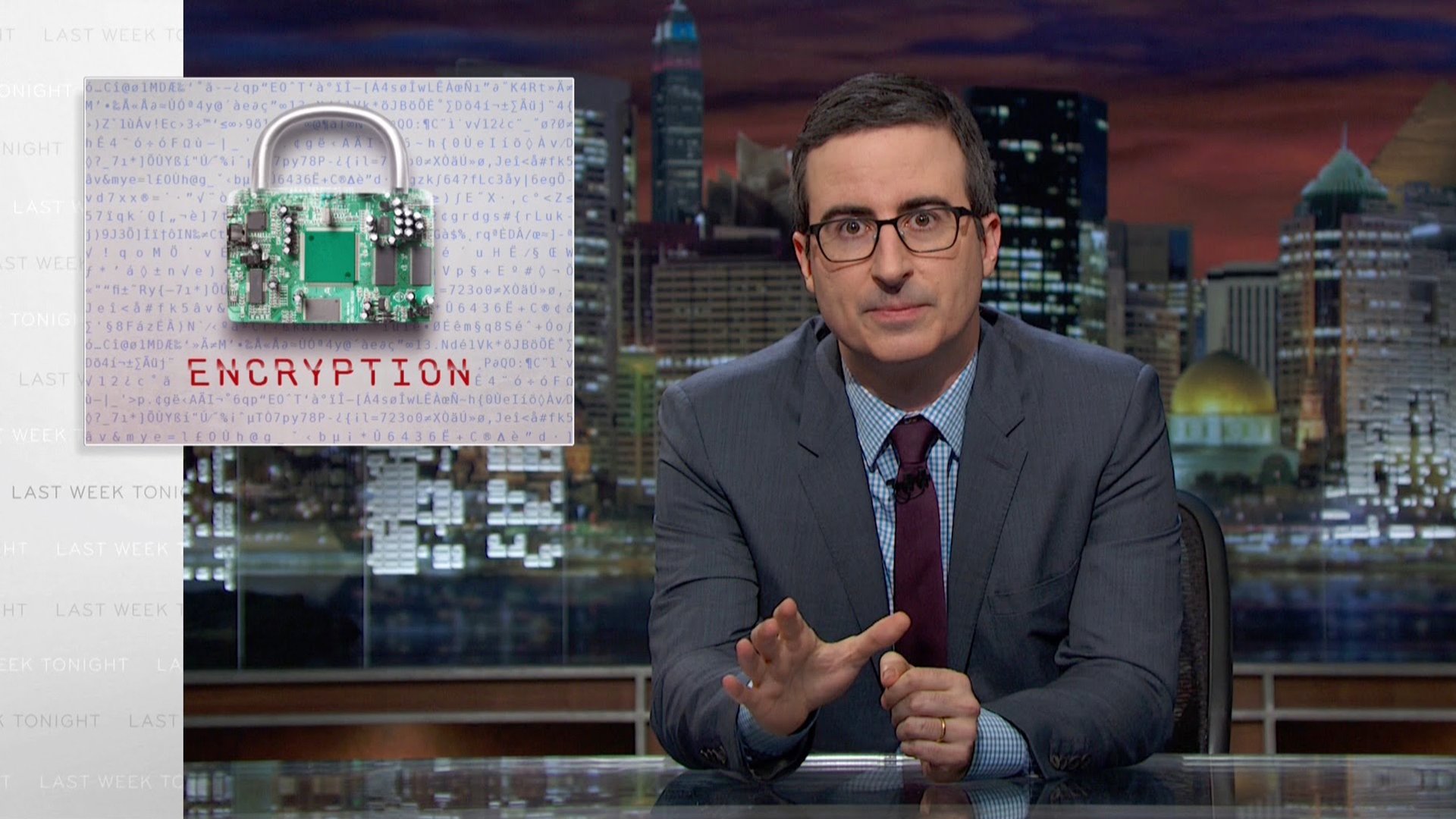 Last Week Tonight with John Oliver 2016  [S03E05] - Encryption