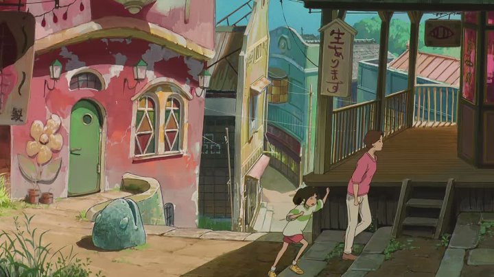 Spirited Away 2001 Hindi  English  Japanese Animated Movie BluRay HEVC 10bit ESub