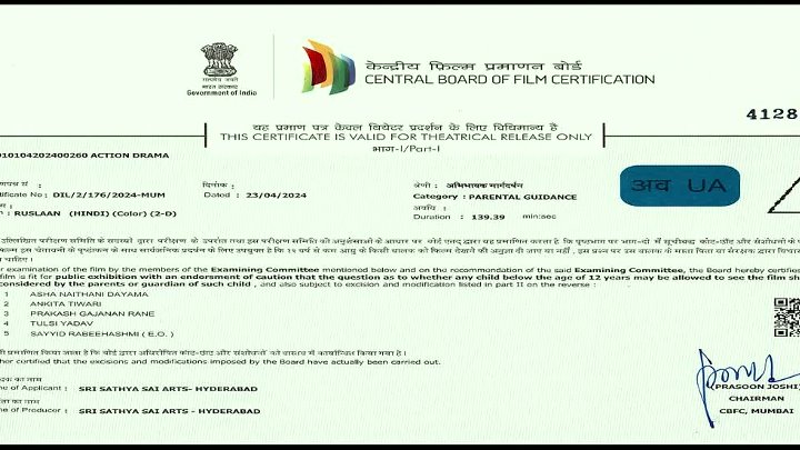 Ruslaan 2024 Bollywood Hindi Movie HD ESub