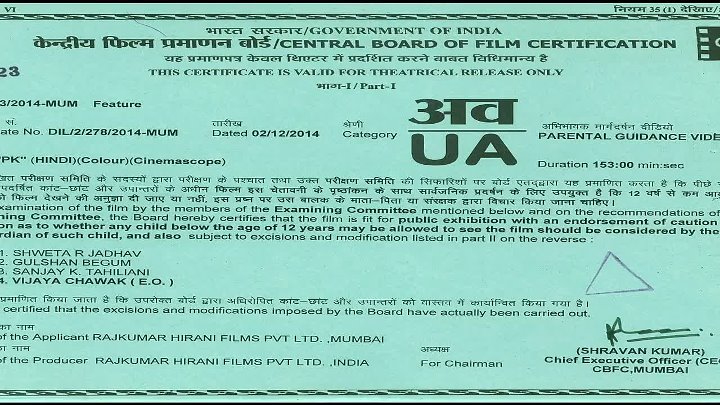 PK 2014 Bollywood Hindi Movie BluRay HD ESub