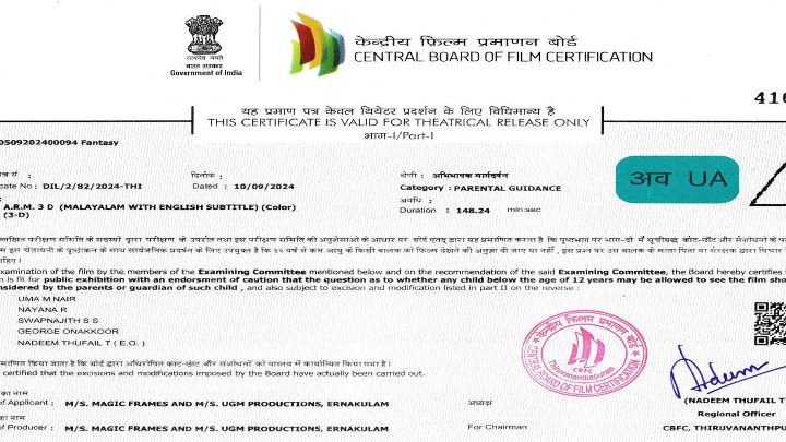 ARM 2024 Hindi  Malayalam Dual Audio UnCut South Movie HD ESub