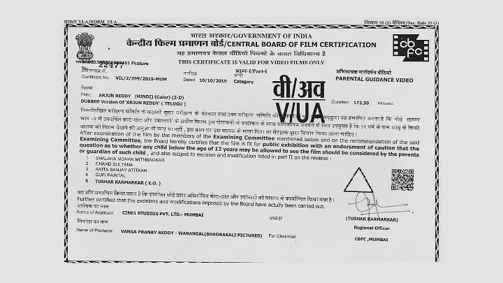Arjun Reddy 2017 Hindi Dubbed 1080p AMZN WEBRip 
